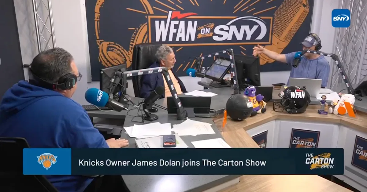 Craig Carton Dapatkan Wawancara James Dolan Sebelum Final NBA Game 4